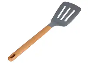 Pfannenwender Kunststoff mit Holzgriff