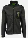 Bild 1 von Herren Strickfleecejacke mit vielen Details Schwarz