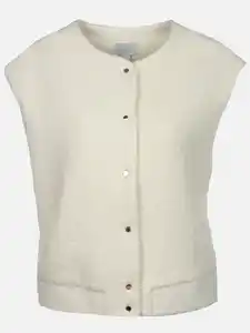 Damen Weste mit Wollanteil Beige