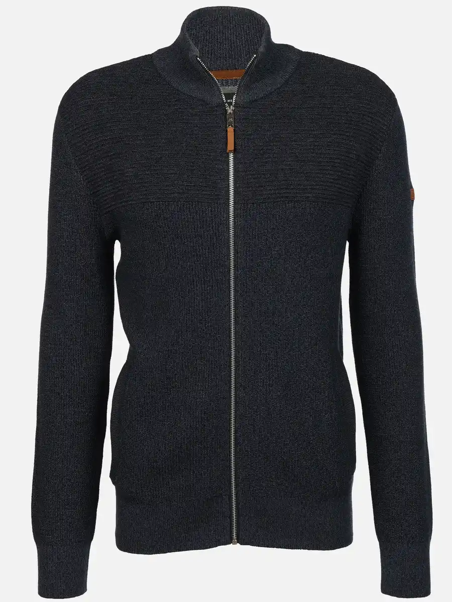 Bild 1 von Herren Strickcardigan mit Reißverschluss Blau