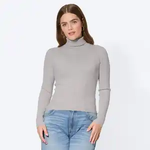 Damen-Pullover mit Rollkragen
