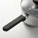 Bild 3 von MIDDAGSMAT Kasserolle mit Deckel, Klarglas/Edelstahl, 2 l