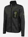 Bild 3 von Herren Strickfleecejacke mit vielen Details Schwarz