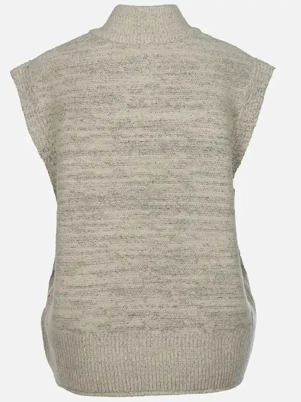 Bild 2 von Damen Pullunder mit Reißverschluss Beige