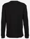 Bild 2 von Herren Longsleeve mit Struktur Schwarz