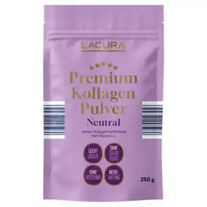 LACURA Premium Kollagenpulver 250 g, Neutral+Vitamin C