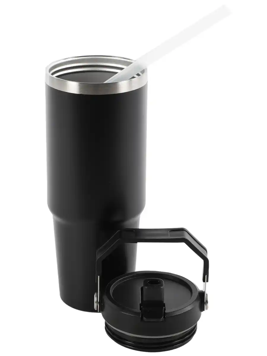 Bild 2 von Thermobecher, Edelstahl, 900ml Schwarz