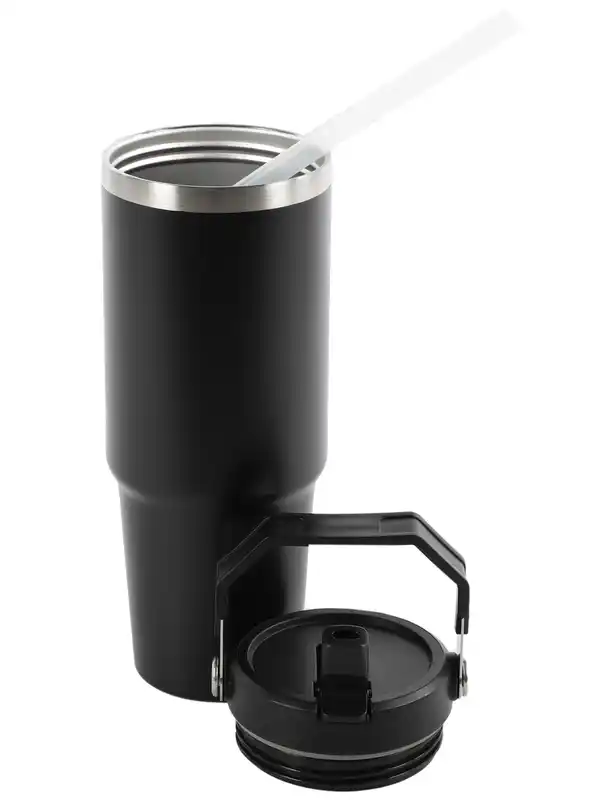 Bild 2 von Thermobecher, Edelstahl, 900ml Schwarz