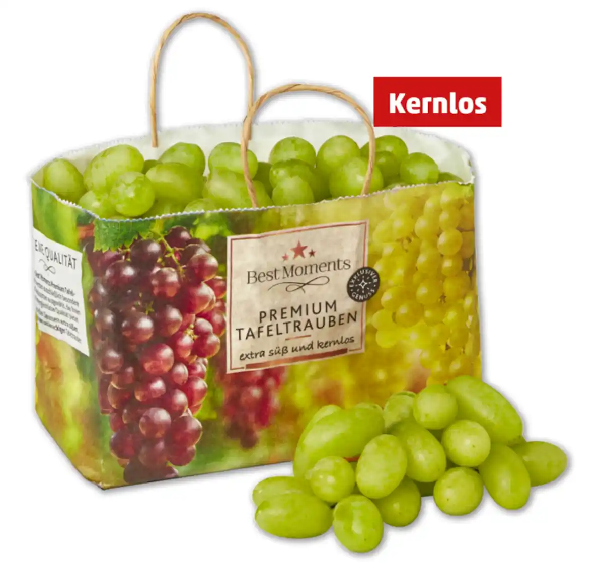 Bild 1 von Helle, kernlose Tafeltrauben*
