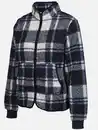 Bild 3 von Damen Teddy Cardigan im Karo-Look Blau