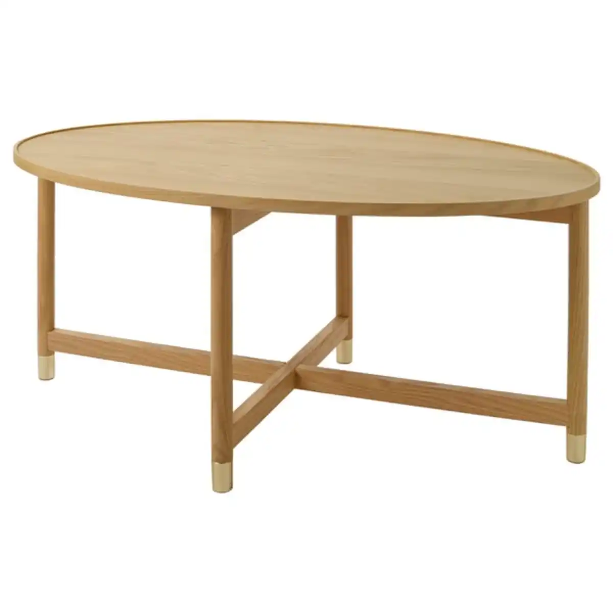 Bild 1 von VALNÄS Couchtisch, Eichenfurnier, 118x72 cm