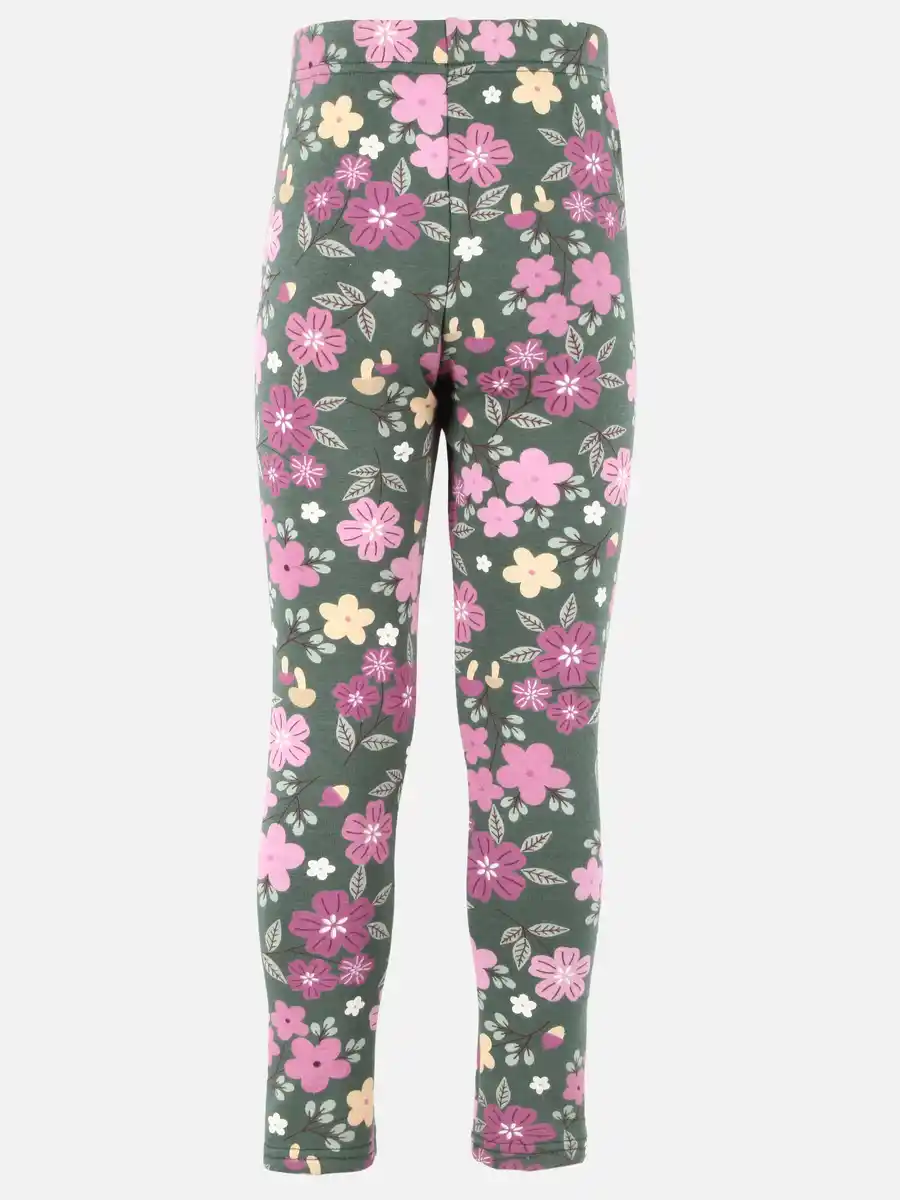 Bild 2 von Mädchen Leggings mit Blumenprint Grün