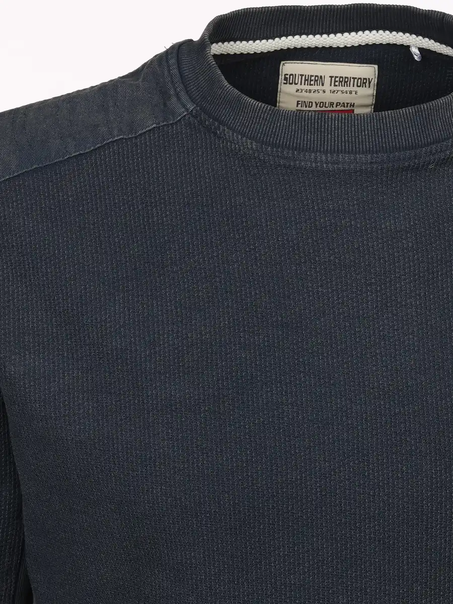 Bild 3 von Herren Struktur Pullover Blau