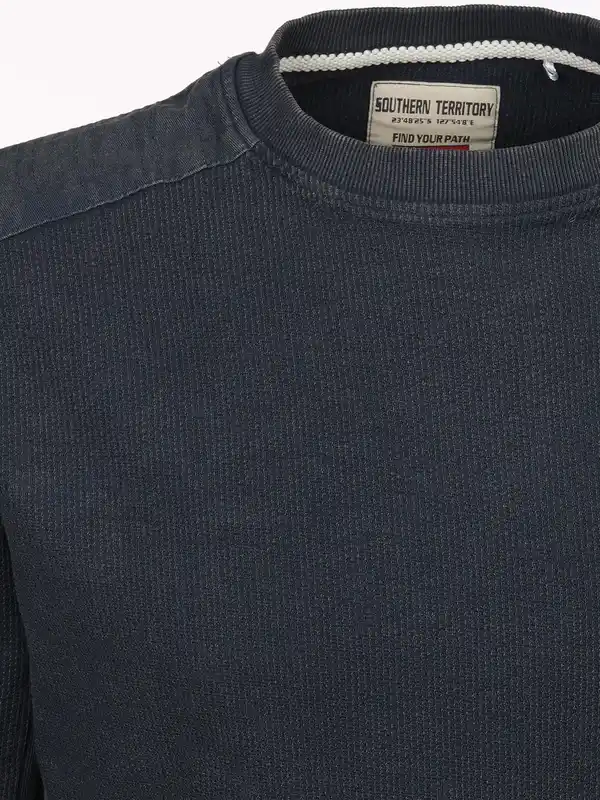 Bild 3 von Herren Struktur Pullover Blau