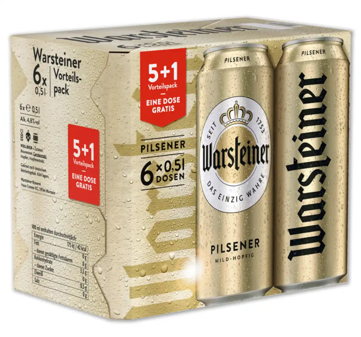 Bild 1 von WARSTEINER Pils Premium Verum*