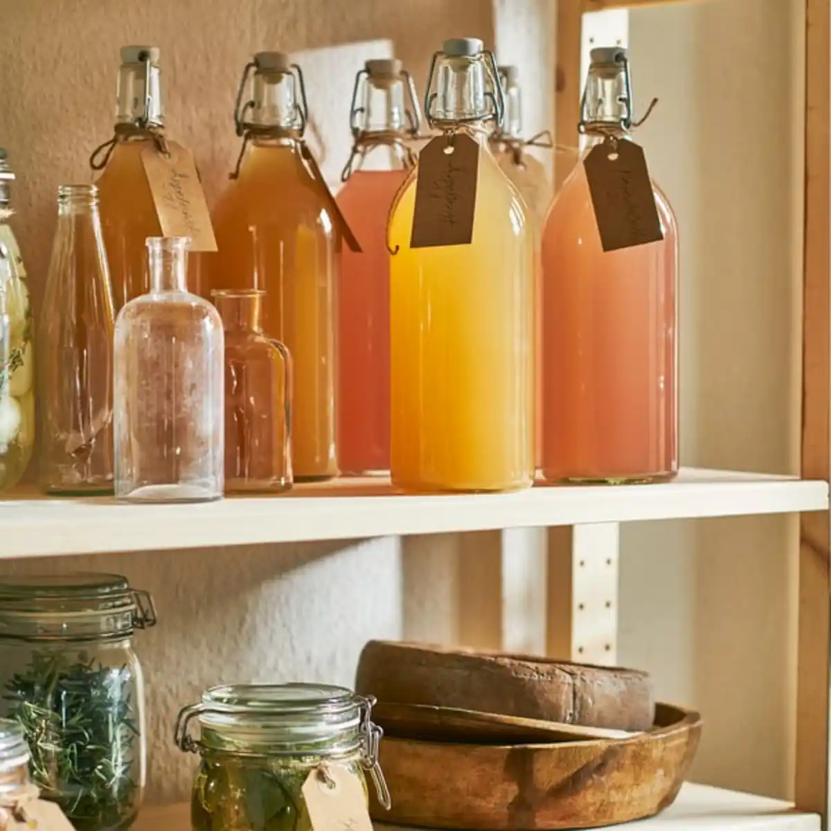 Bild 4 von KORKEN Flasche mit Verschluss, Klarglas, 1 l