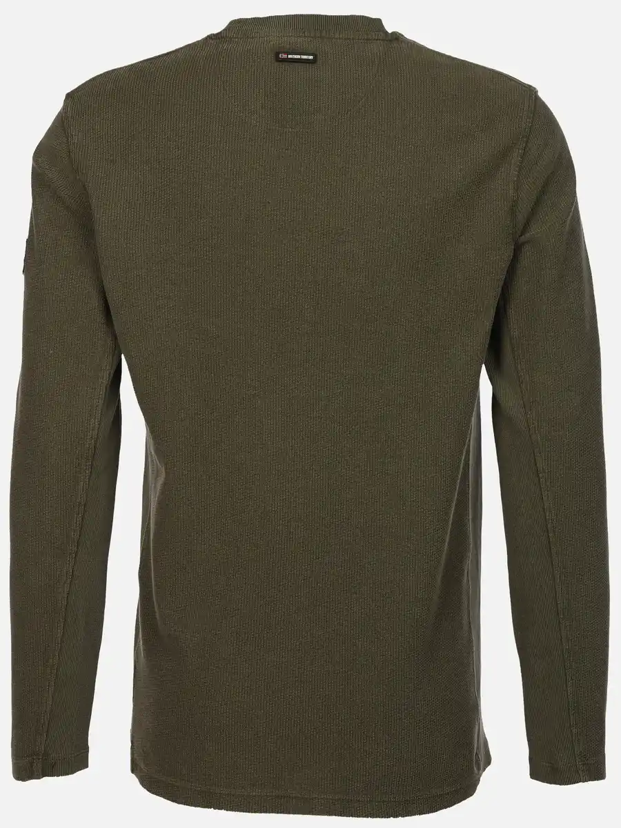 Bild 2 von Herren Struktur Pullover Oliv
