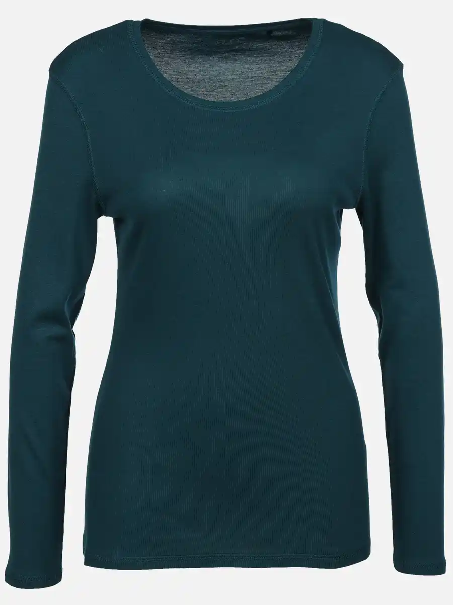Bild 1 von Damen Basic Rippshirt Grün