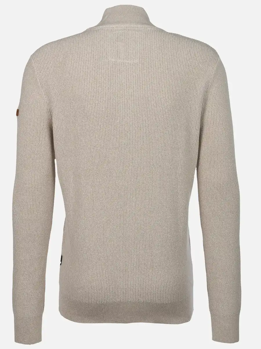 Bild 2 von Herren Strickcardigan mit Reißverschluss Beige