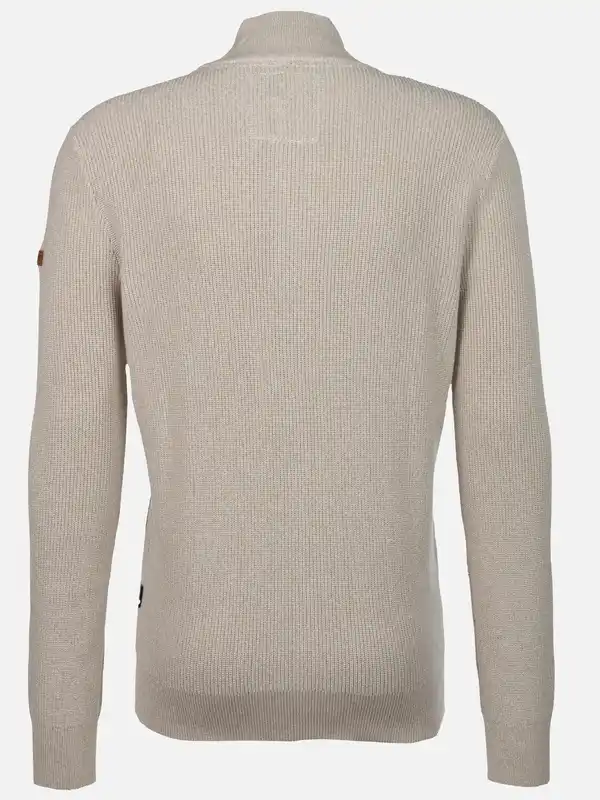 Bild 2 von Herren Strickcardigan mit Reißverschluss Beige