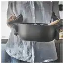 Bild 2 von VARDAGEN Bratentopf mit Deckel, emailliertes Gusseisen mattiert/schwarz, 5 l