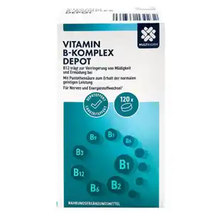 MULTINORM Vitamin B-Komplex Depot, 32 g, 120 Tabletten