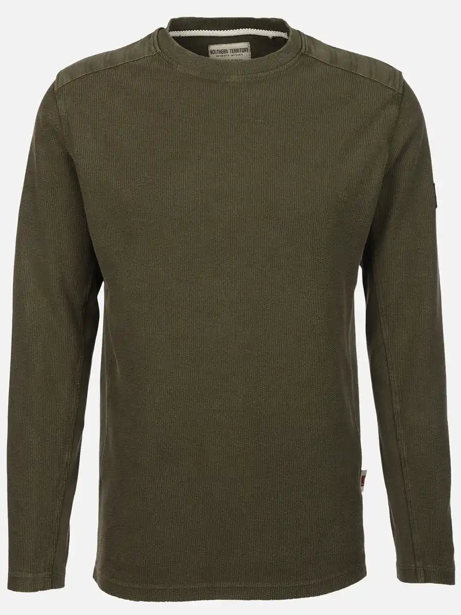 Bild 1 von Herren Struktur Pullover Oliv