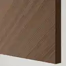 Bild 2 von HEDEVIKEN Tür, braun gebeiztes Eichenfurnier, 60x64 cm