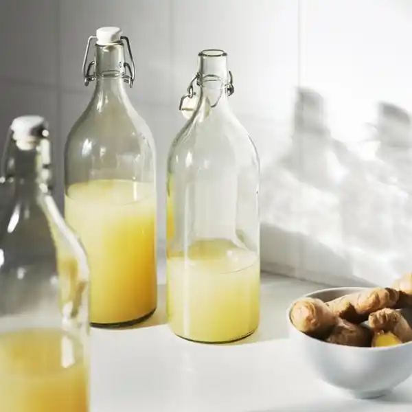 Bild 2 von KORKEN Flasche mit Verschluss, Klarglas, 1 l