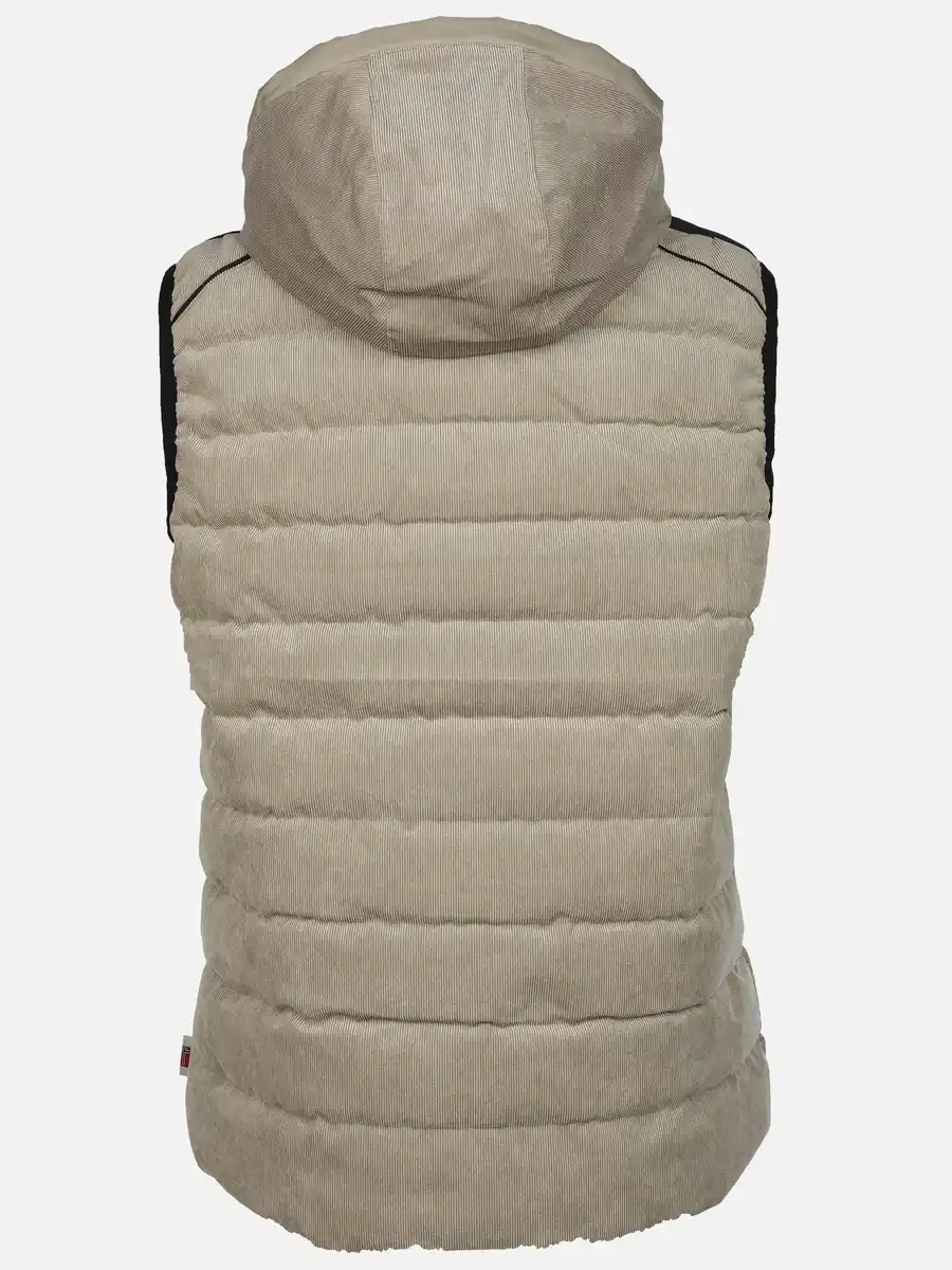 Bild 2 von Herren Steppweste mit Kapuze Beige