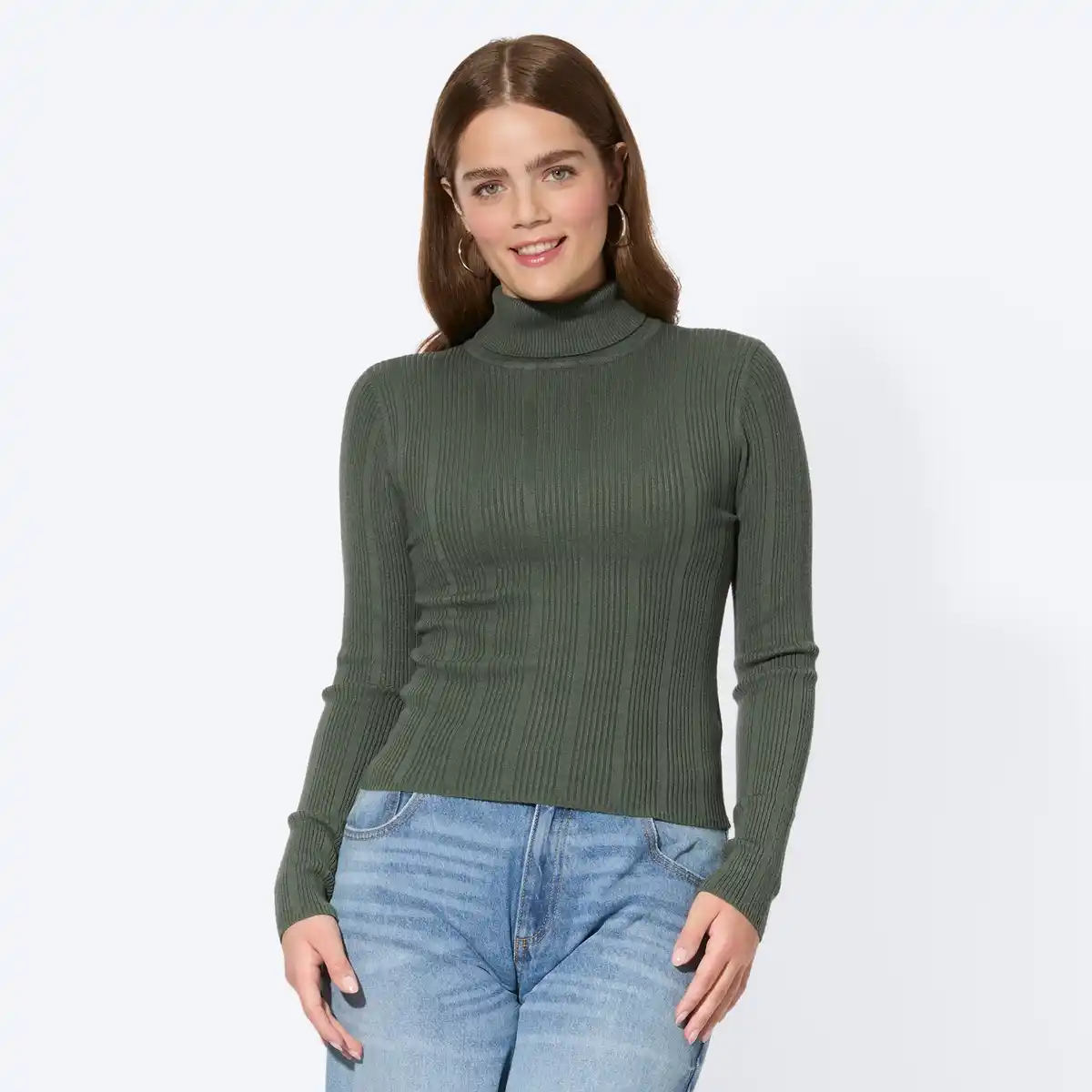 Bild 1 von Damen-Pullover mit Rollkragen