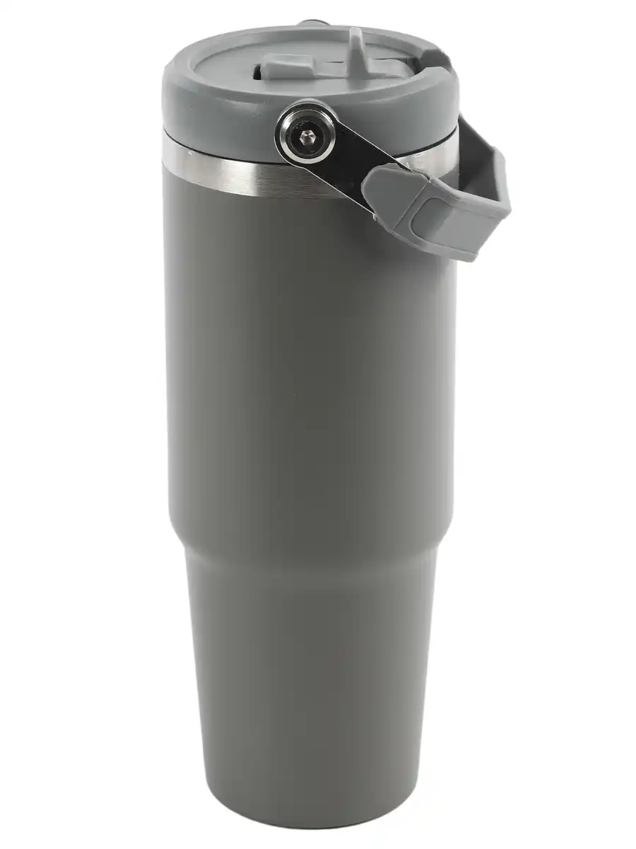 Bild 1 von Thermobecher, Edelstahl, 900ml Grau