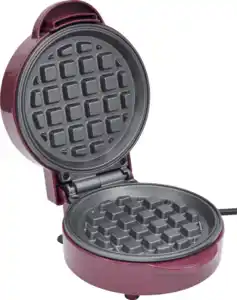 IDEENWELT Mini-Waffeleisen bordeaux