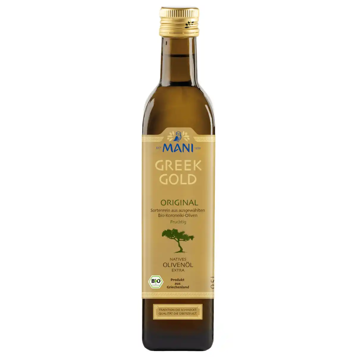 Bild 1 von Mani Bio Greek Gold Original Olivenöl nativ extra 0,5l