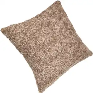 IDEENWELT Kissenhülle braun mit Glitzer