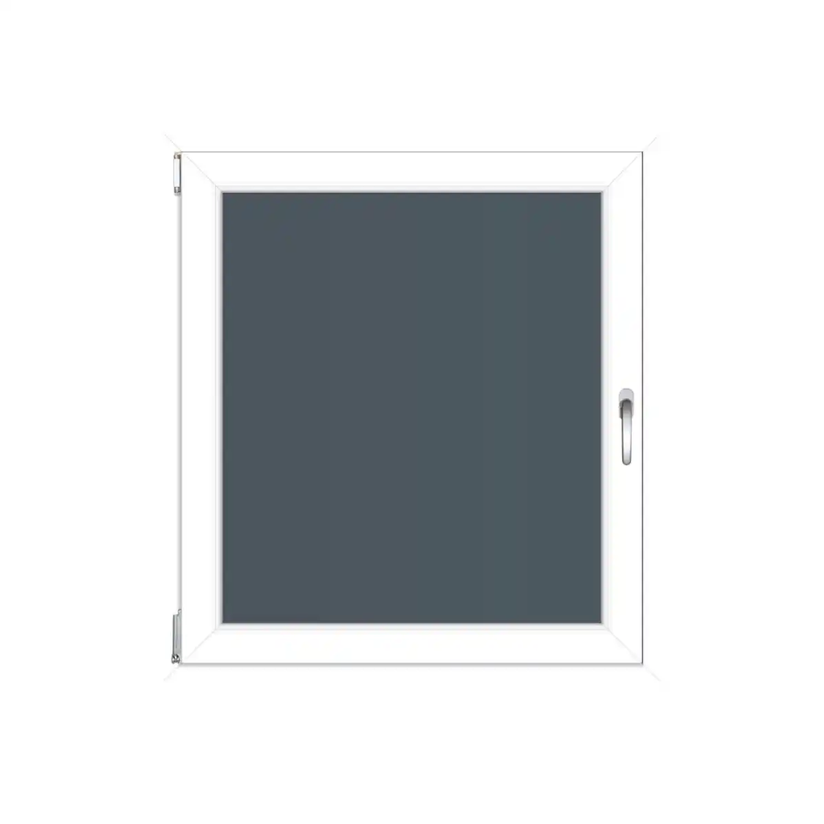 Bild 1 von Roro Kunststofffenster 800 x 1000 mm weiß DIN links