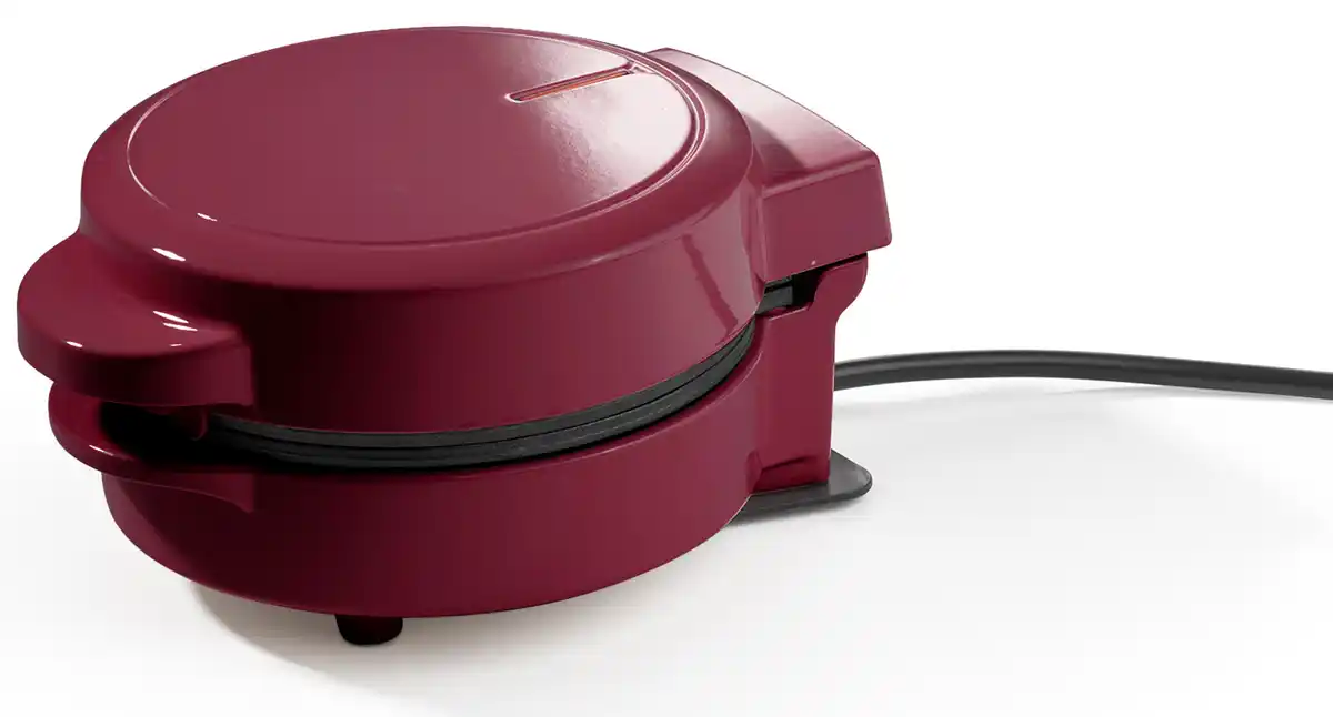Bild 2 von IDEENWELT Mini-Waffeleisen bordeaux