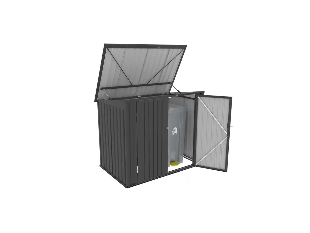 Bild 3 von TEPRO Universalbox »Store Midi«, mit aufklappbarem Dach, aus Stahlblech