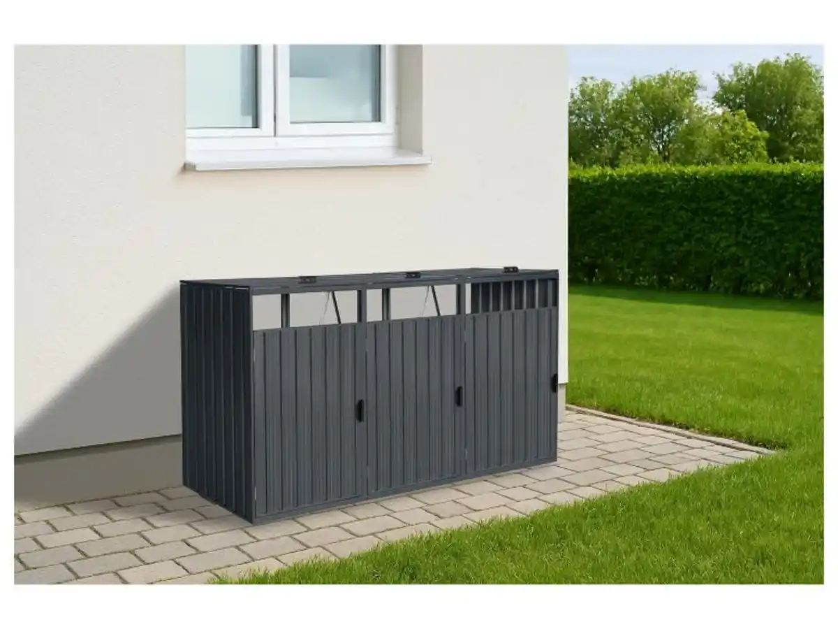 Bild 2 von HOME DELUXE Mülltonnenbox »CUBO«