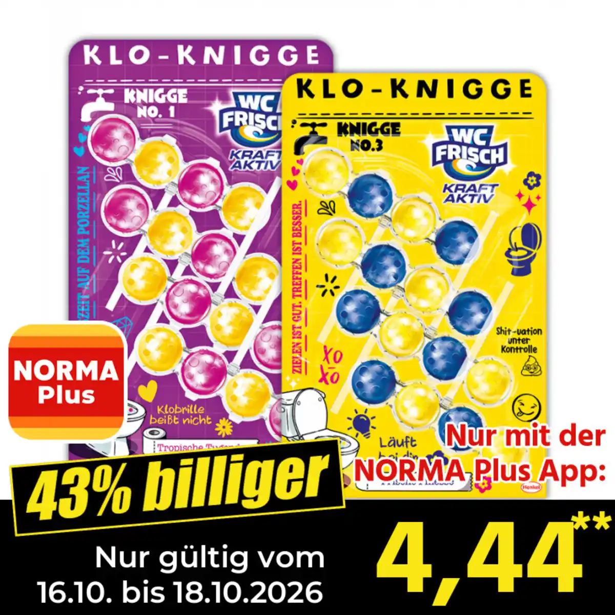Bild 1 von WC Frisch WC-Steine "Klo-Knigge"
