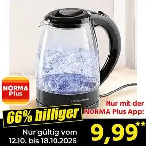 Gourmetmaxx LED-Glaswasserkocher