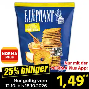 Master Of Incredible Snacks Elephant Laugengebäck