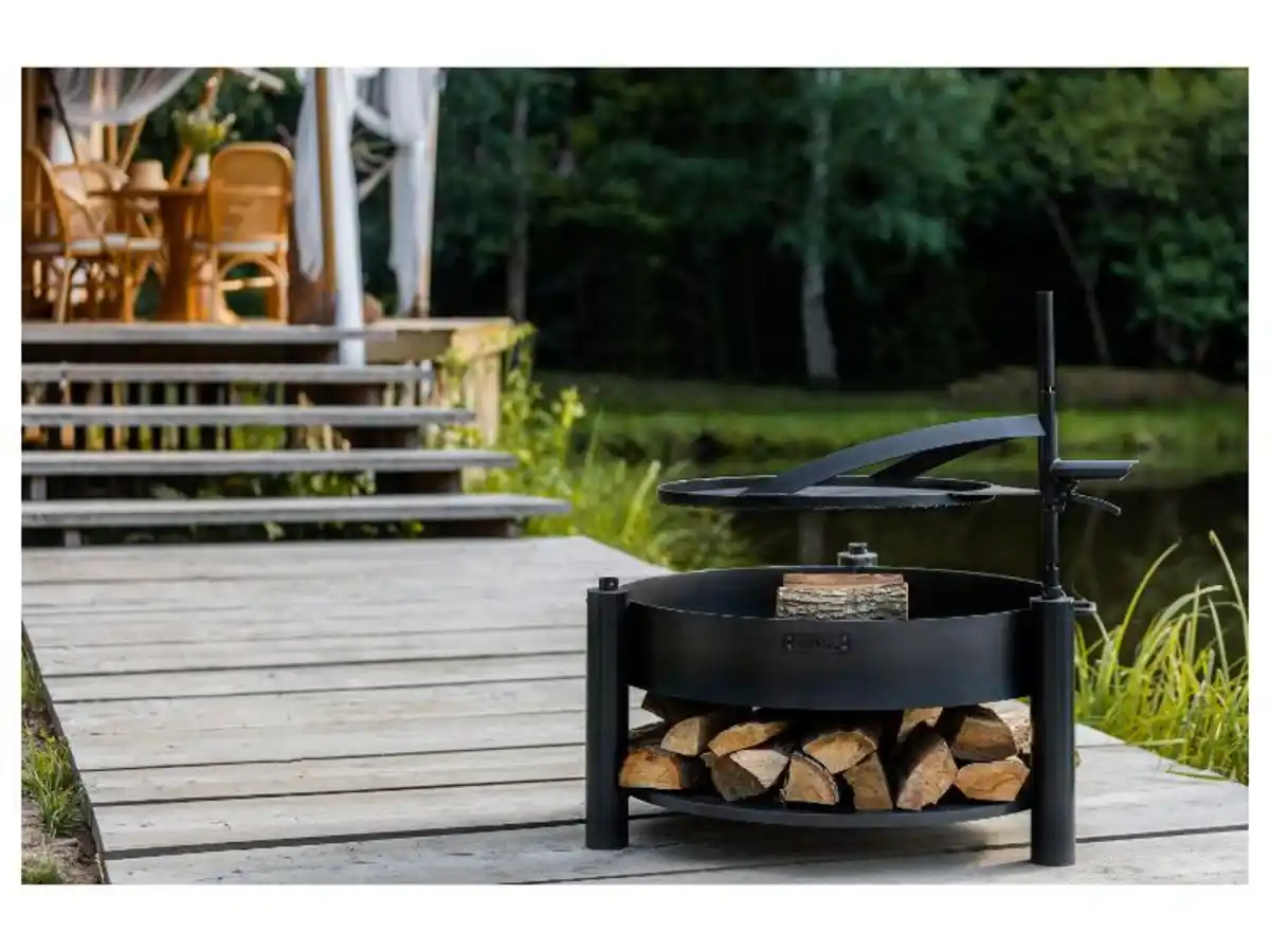 Bild 3 von COOK KING Feuerschale »Montana X«, inklusive Holzlager & Zubehör