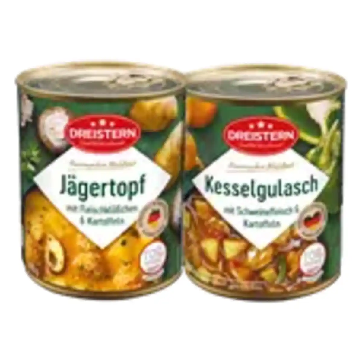 Bild 1 von Dreistern Hausmacher Mahlzeit Kesselgulasch oder Jägertopf