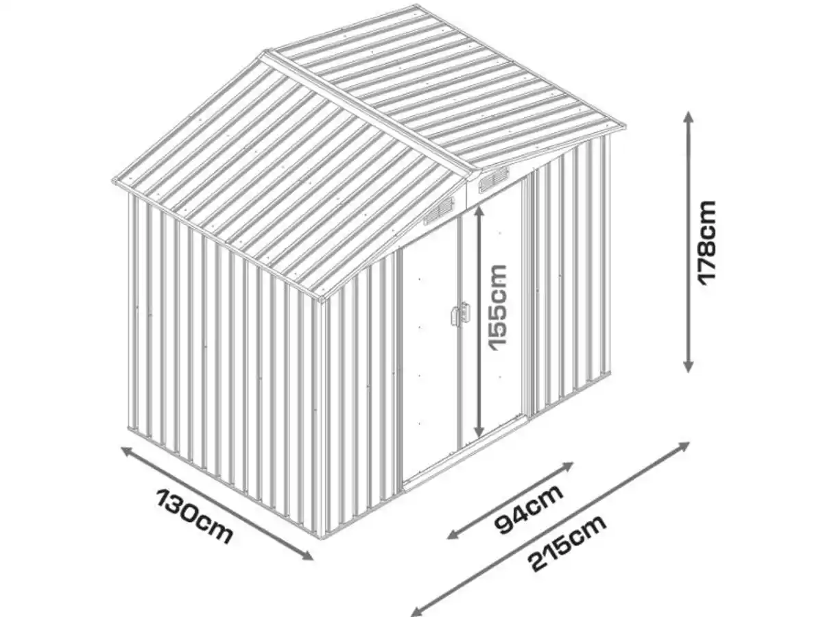 Bild 2 von PARKSIDE® Gartengerätehaus M