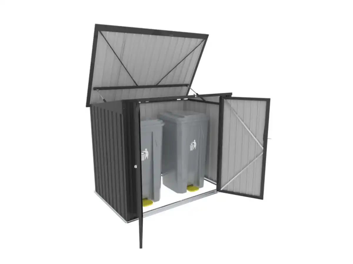 Bild 2 von TEPRO Universalbox »Store Midi«, mit aufklappbarem Dach, aus Stahlblech