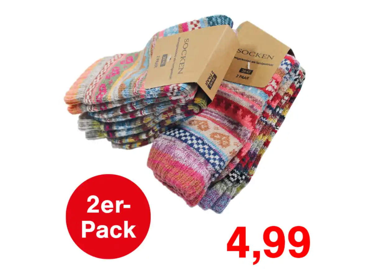 Bild 1 von Damen Norwegersocken