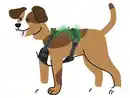 Bild 2 von MAX & MILA'S WORLD Hundegeschirr mit LED