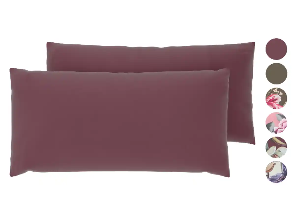 Bild 3 von LIVARNO® Mikrofaser-Satin Kissenbezug, 2 Stück, 40 x 80 cm