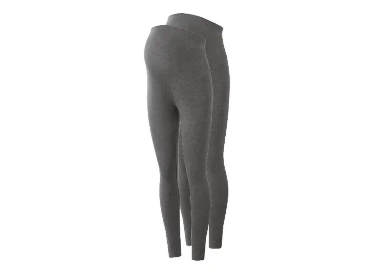 Bild 1 von ESMARA® Damen Umstandsleggings, 2 Stück